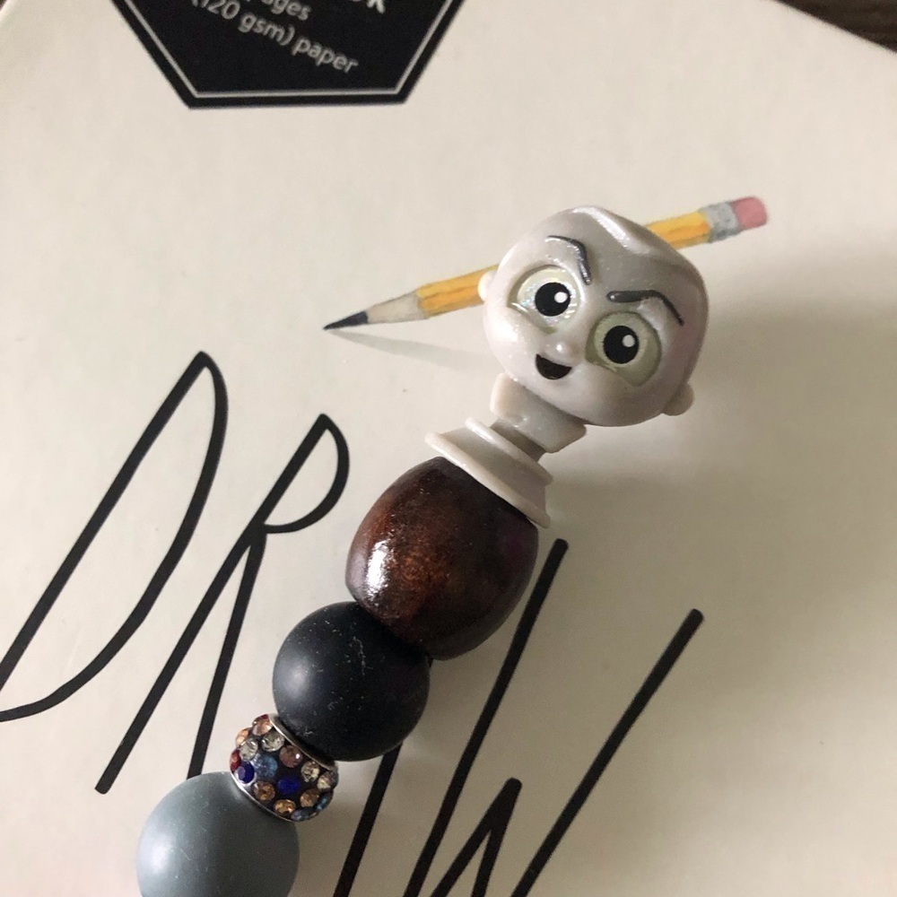 Disney Doorables: Haunted Mansion: Ned Nub handmade beaded pen